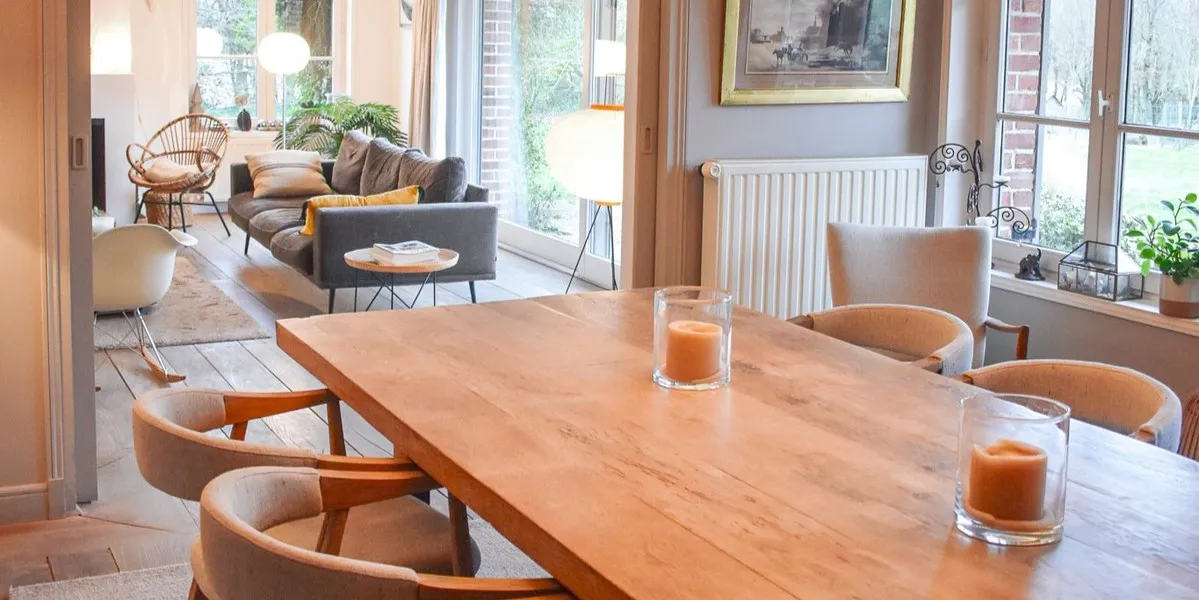 Représentation de l'univers Campagne avec des beaux meubles chaleureux et une ambiance cosy.